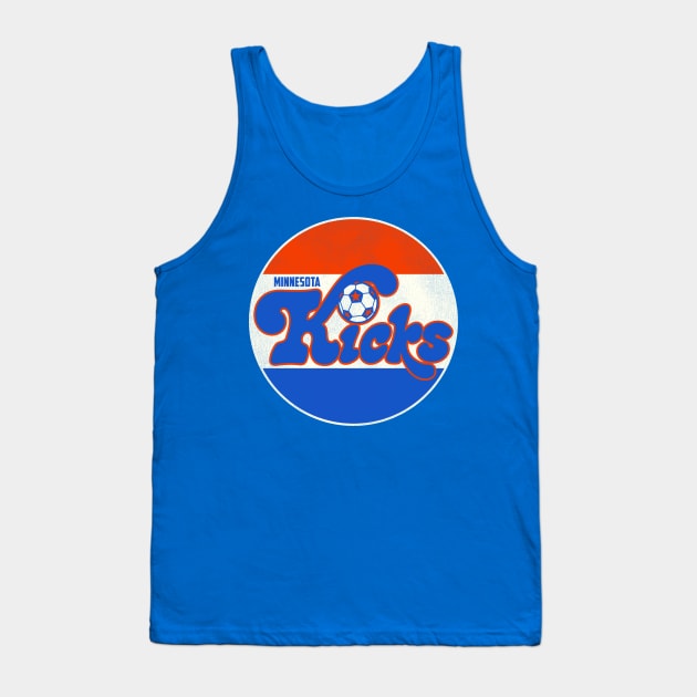 Defunct Minnesota Kicks Soccer Team Tank Top by Defunctland